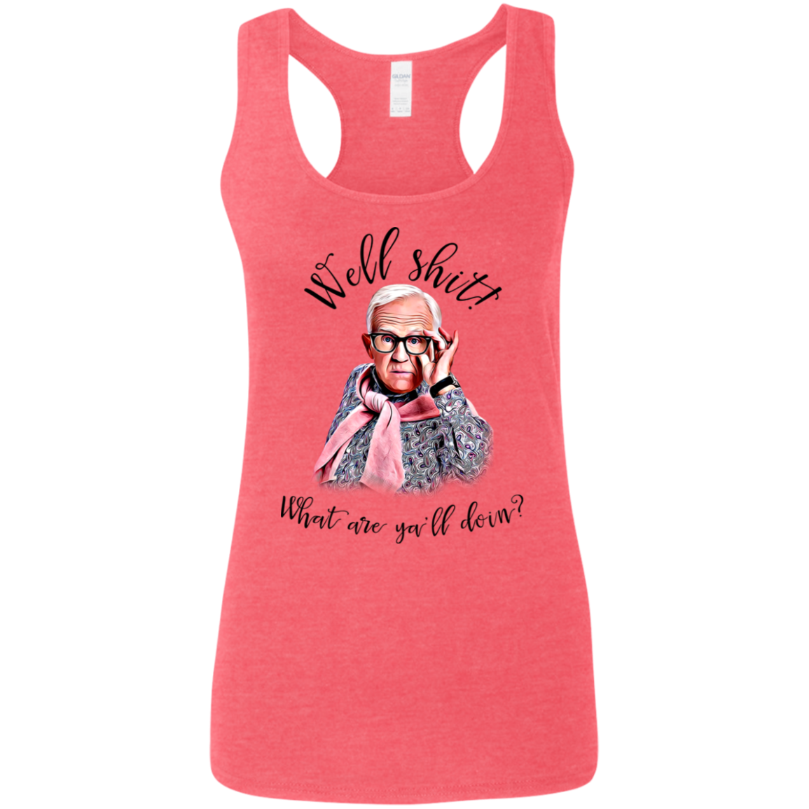 "WHAT ARE YOU" Ladies' Softstyle Racerback Tank