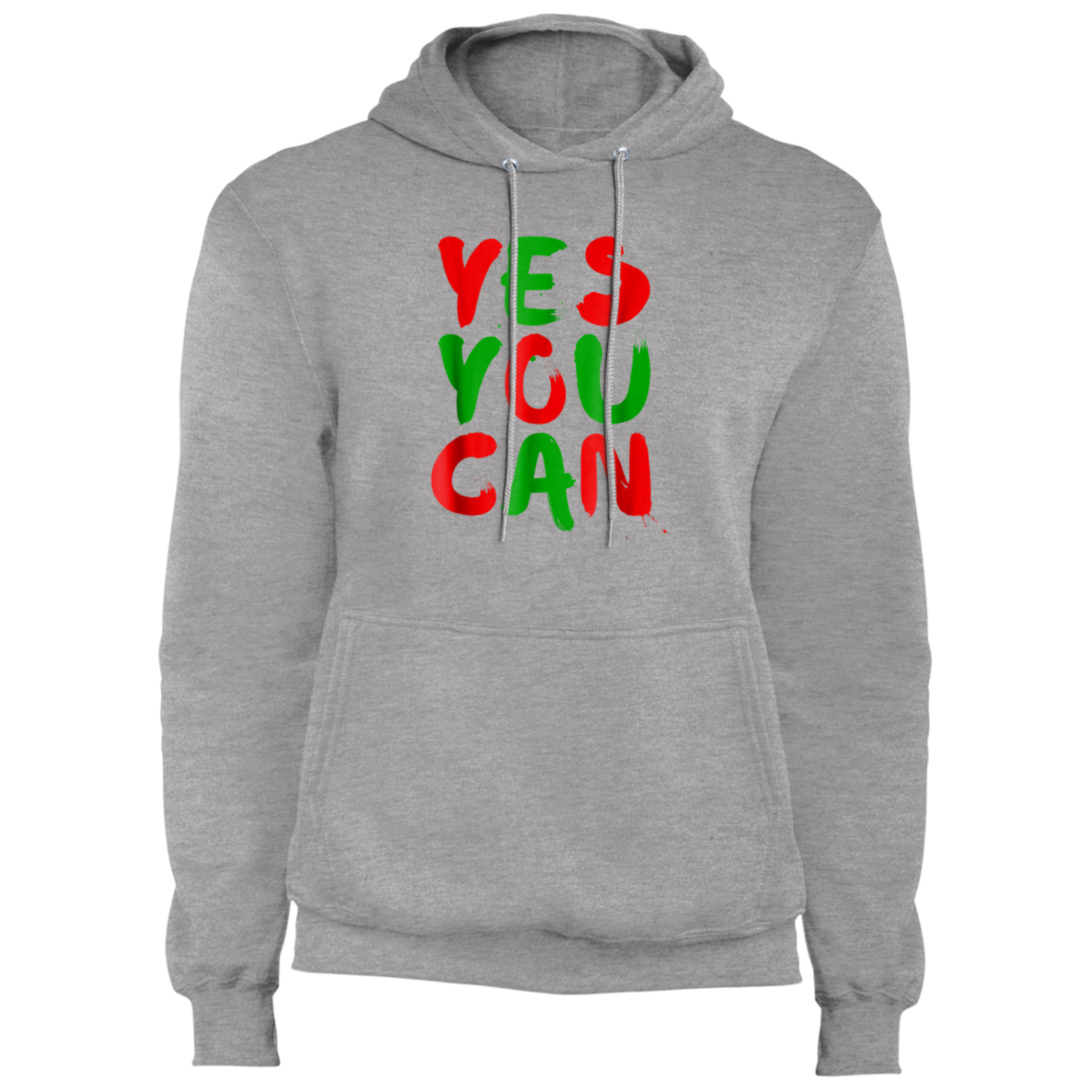 "YES YOU CAN" Core Fleece Pullover Hoodie