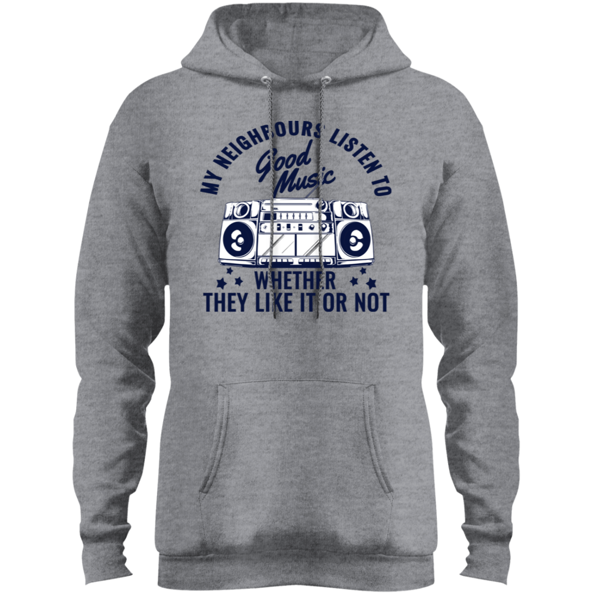 "THEY LIKE IT OR NOT" Core Fleece Pullover Hoodie