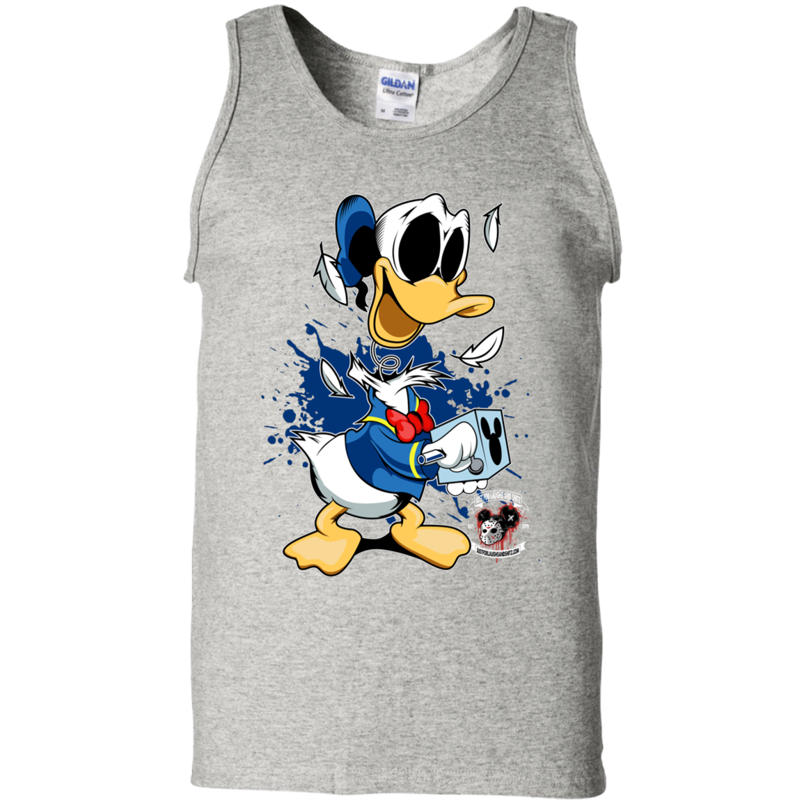 "DONALD IN A BOX" 100% Cotton Tank Top