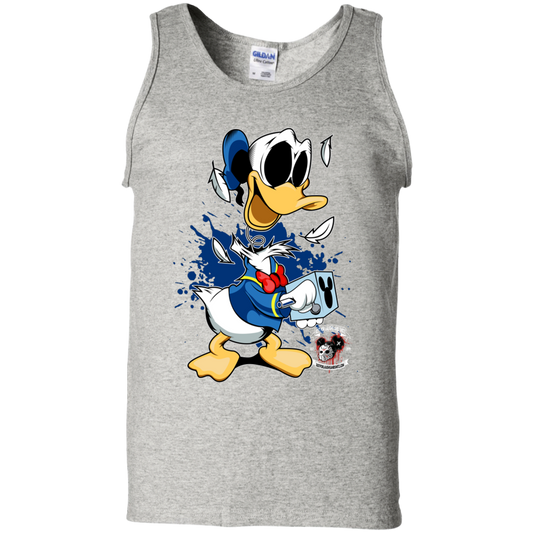 "DONALD IN A BOX" 100% Cotton Tank Top