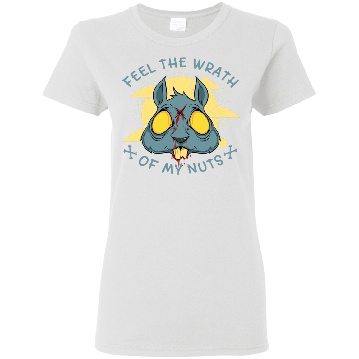 "FEEL THE WRATH" Ladies' 5.3 oz. T-Shirt