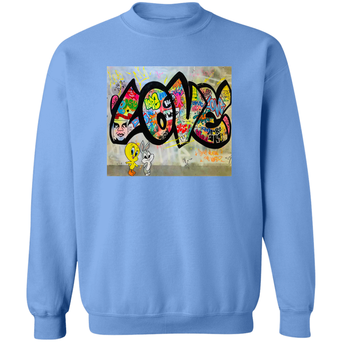 "LOVE" Crewneck Pullover Sweatshirt