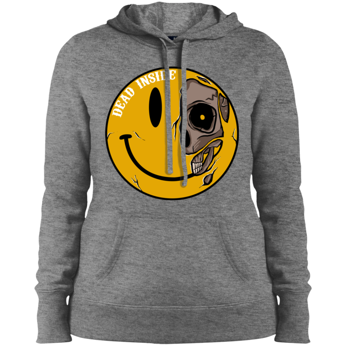 "DEAD INSIDE" Ladies' Pullover Hooded Sweatshirt