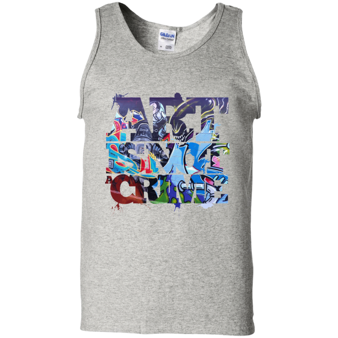 "NOT A CRIME" 100% Cotton Tank Top