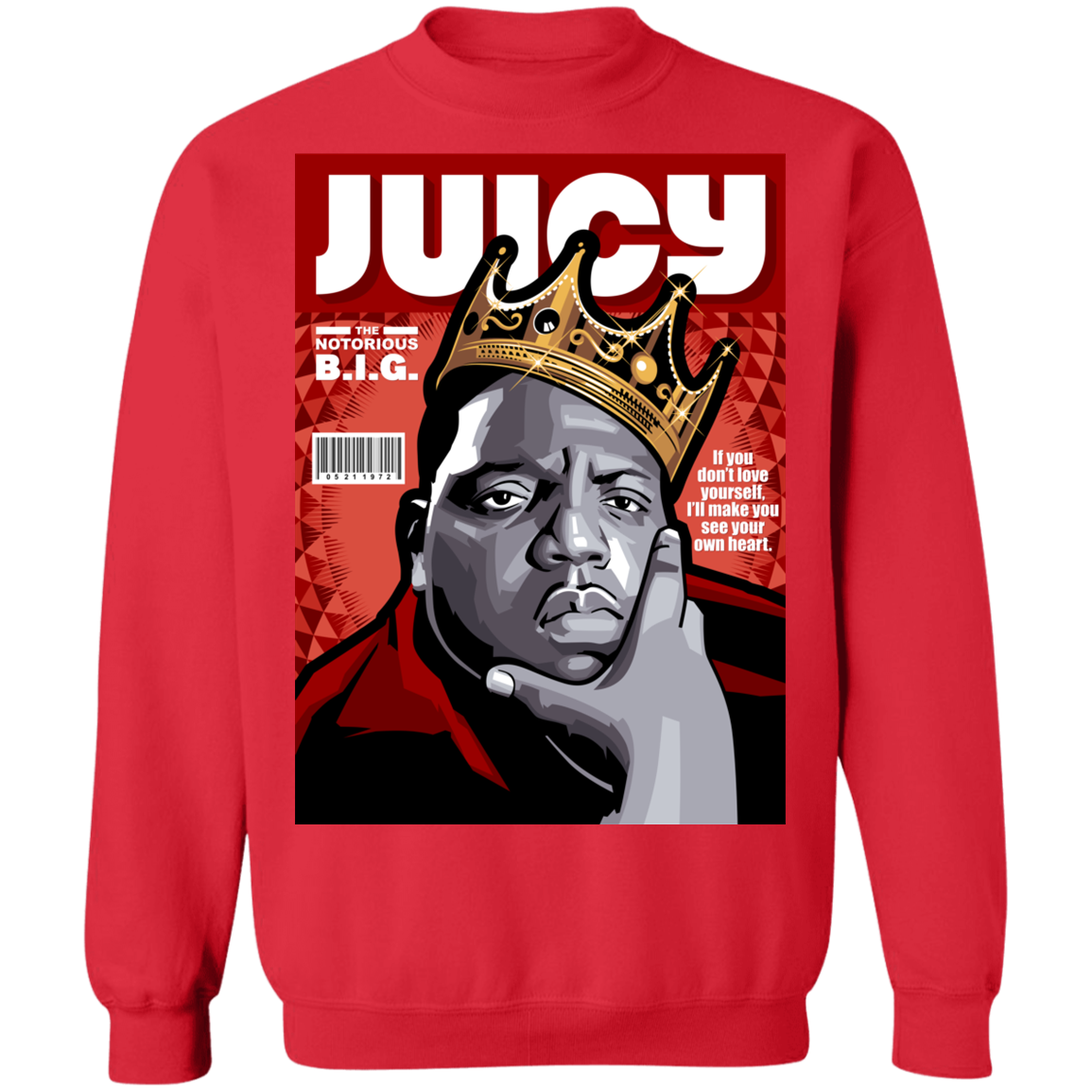 "JUICY" Crewneck Pullover Sweatshirt