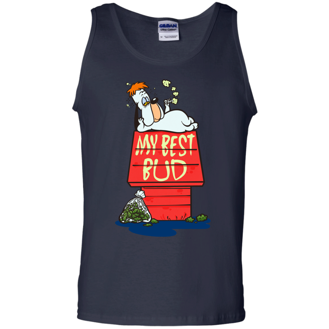 "MY BEST BUD"100% Cotton Tank Top