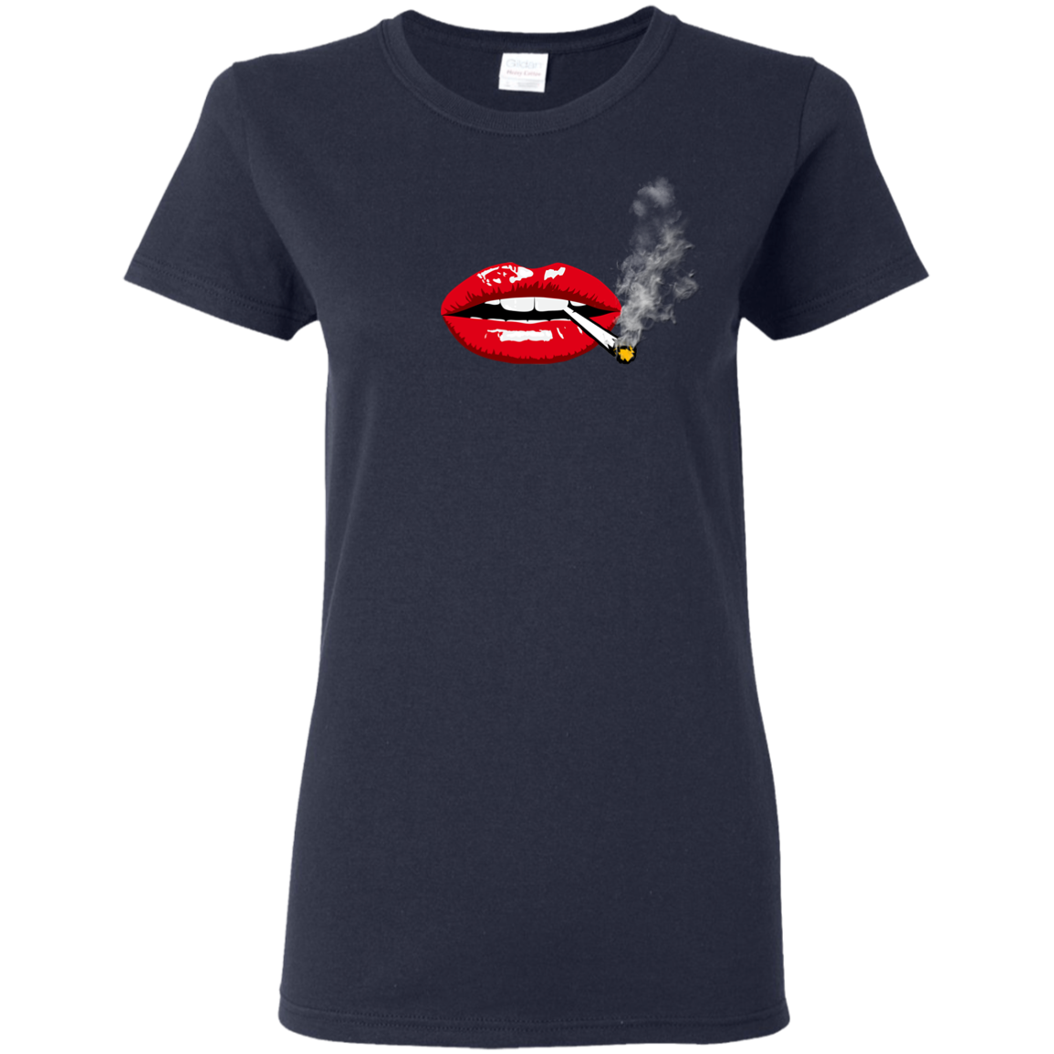 "SEXY LIPS Ladies' 5.3 oz. T-Shirt