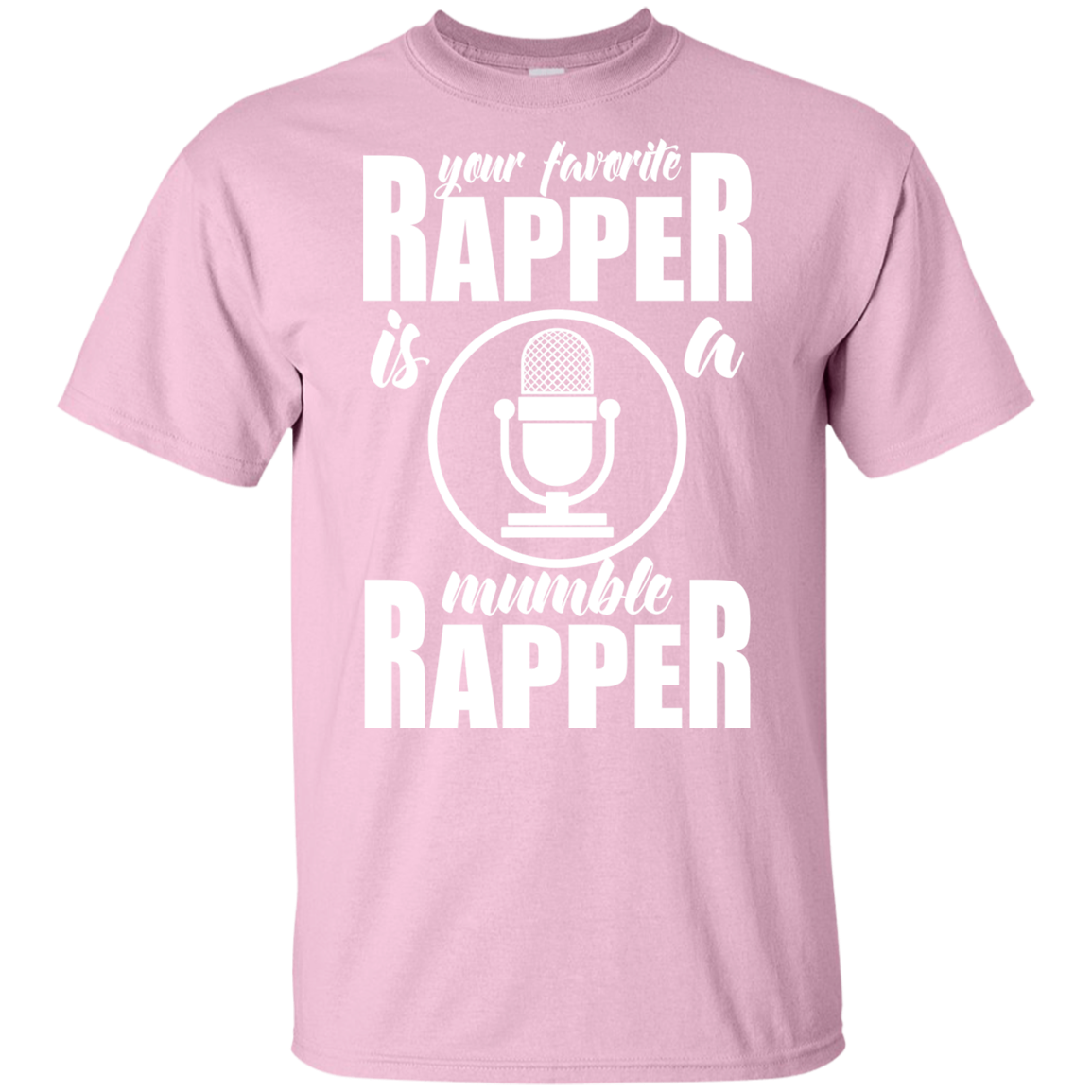 "YOUR FAVORITE RAPPER" Youth Ultra Cotton T-Shirt in white print