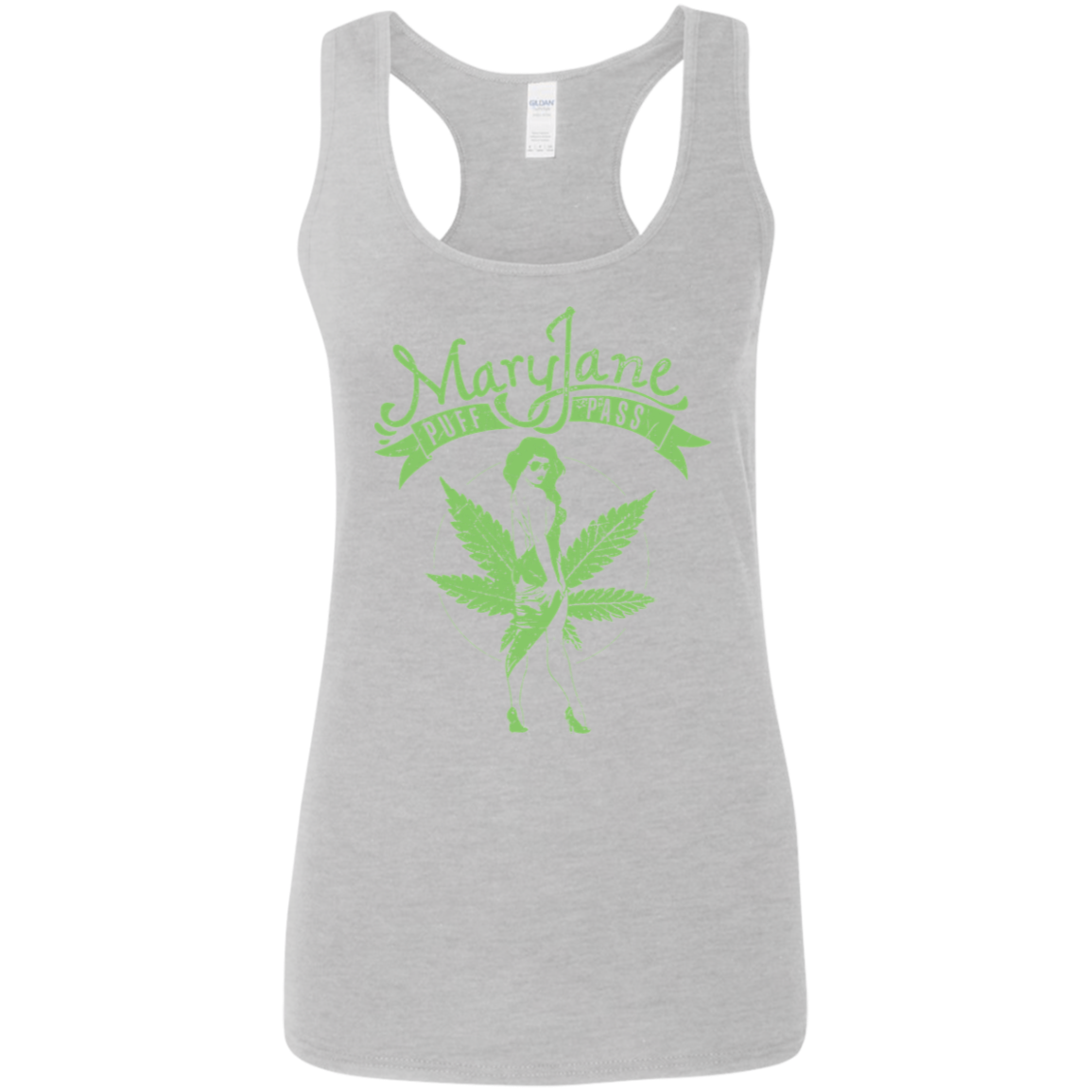 "MARY JANE" Ladies' Softstyle Racerback Tank