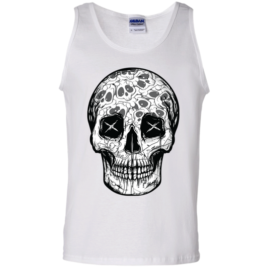 "SKULL HEADS" 100% Cotton Tank Top