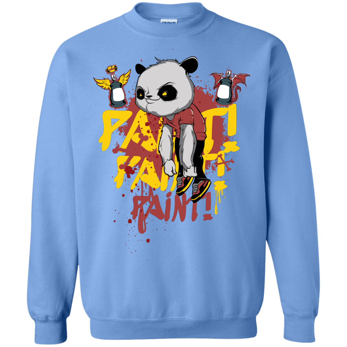 "PAINT PAINT PAINT" Crewneck Pullover Sweatshirt  8 oz.