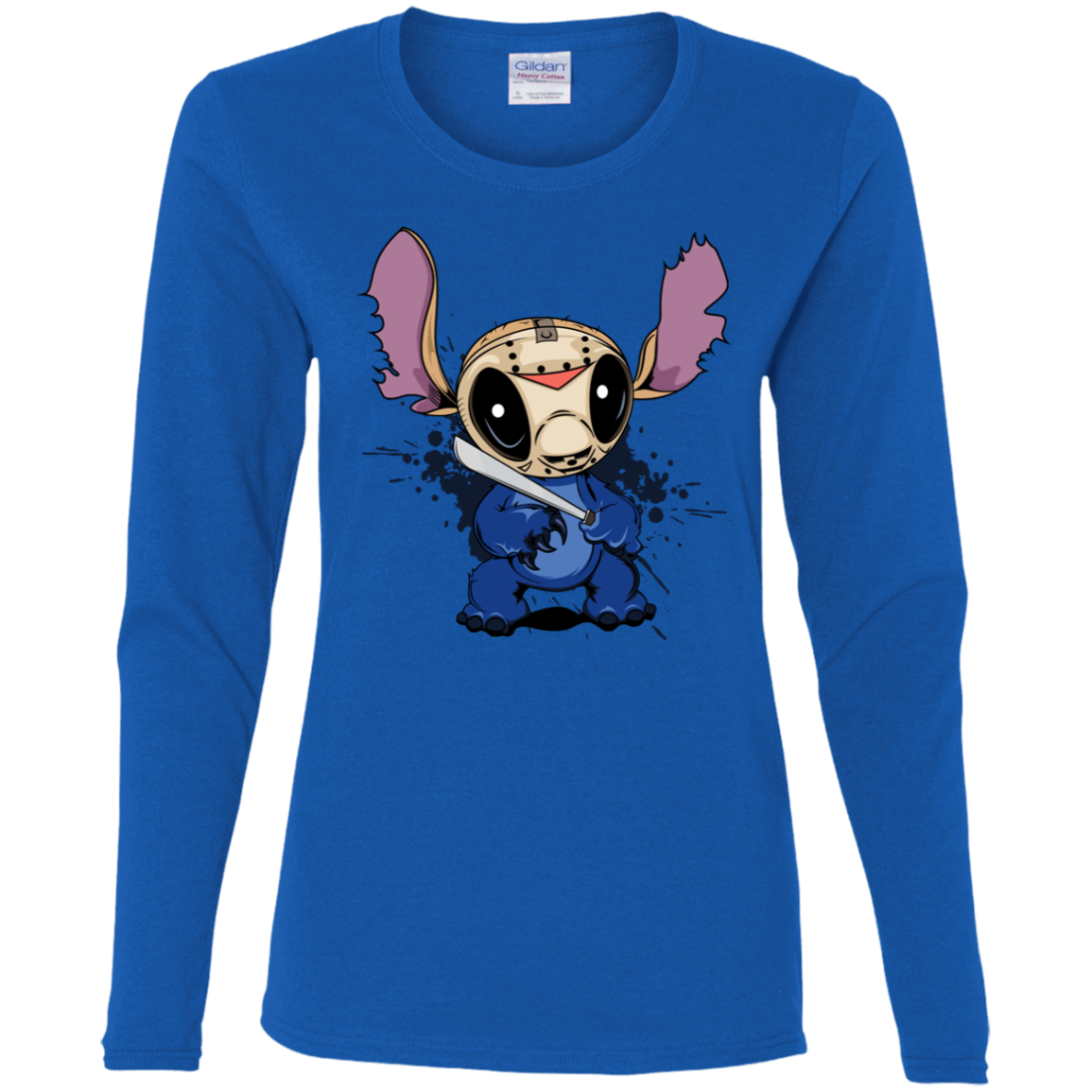 "KILLER STITCH" Ladies' Cotton LS T-Shirt