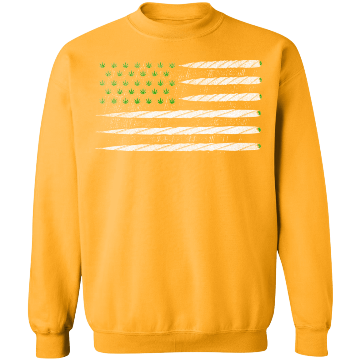 "JOINT FLAG" Crewneck Pullover Sweatshirt  8 oz.