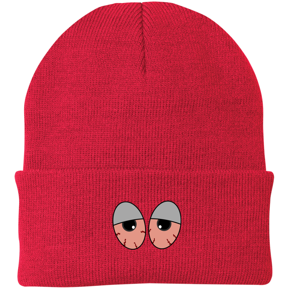 "RED EYES" Knit Cap