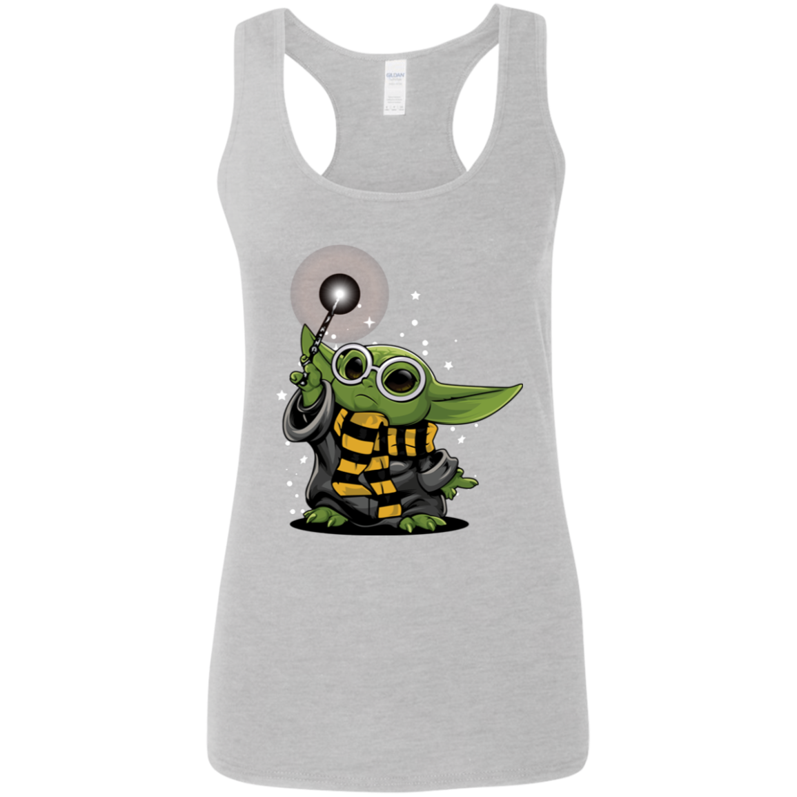 "YODA POTTER" Ladies' Softstyle Racerback Tank