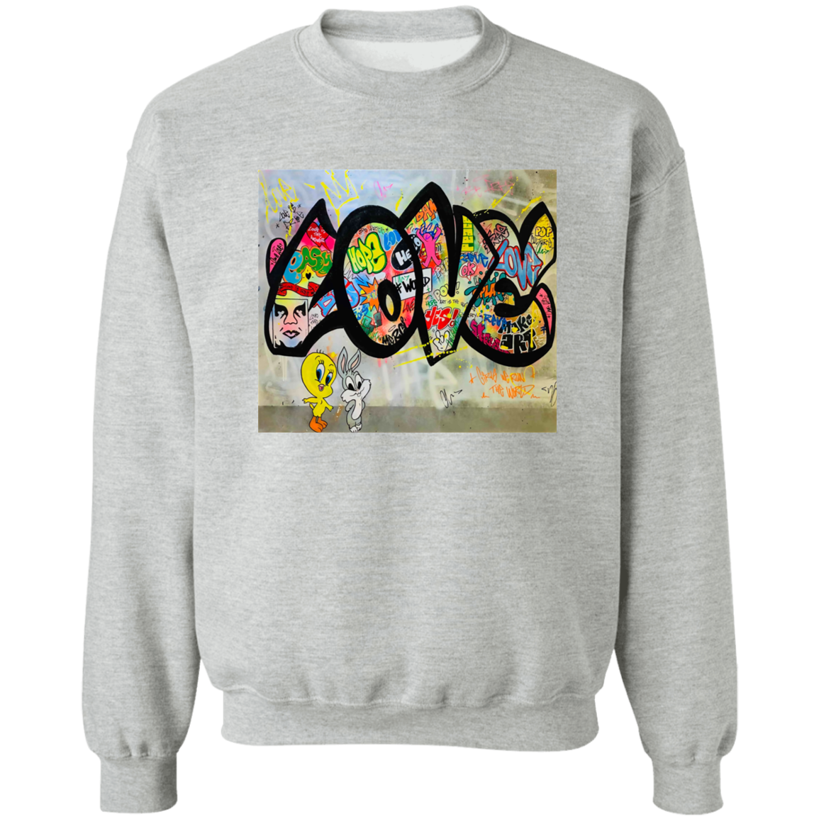 "LOVE" Crewneck Pullover Sweatshirt