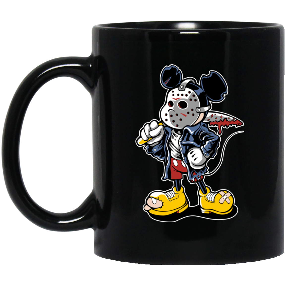 "MANIAC MICKEY 11 oz. Black Mug