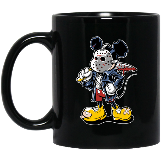 "MANIAC MICKEY 11 oz. Black Mug