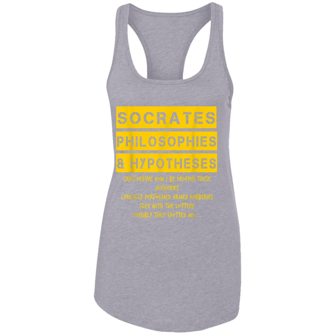 "SOCRATES" Ladies Ideal Racerback Tank