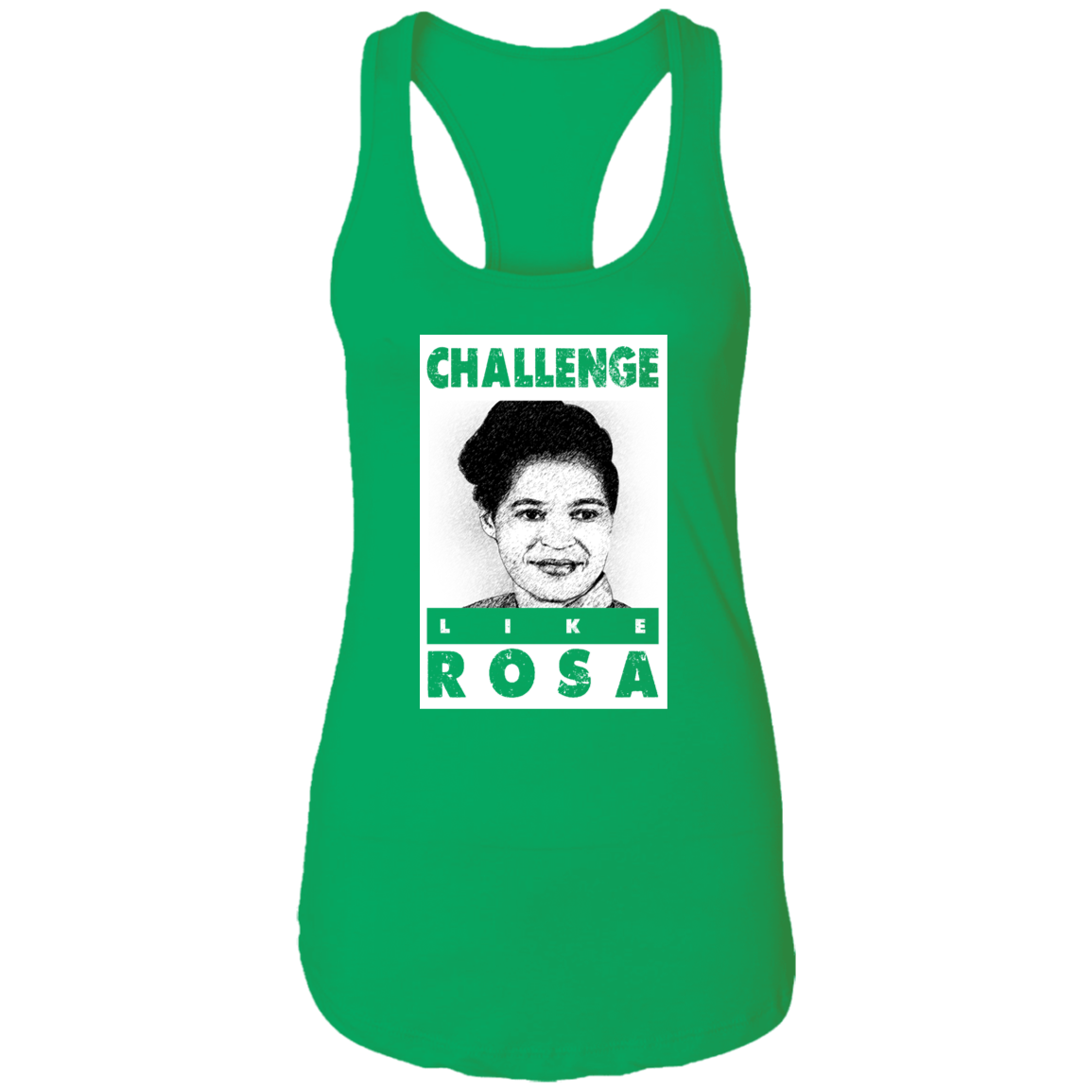 "LIKE ROSA" Ladies Ideal Racerback Tank