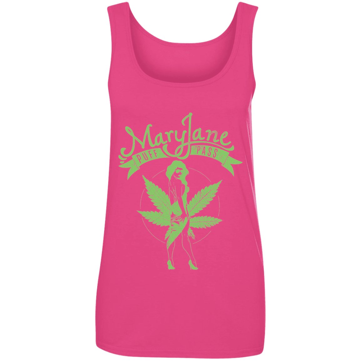 'MARY JANE" Ladies' 100% Ringspun Cotton Tank Top