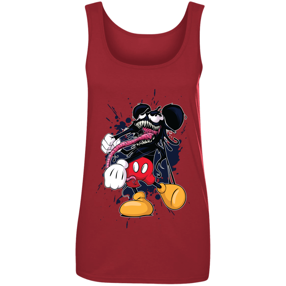 "VENOM MOUSE" Ladies' 100% Ringspun Cotton Tank Top