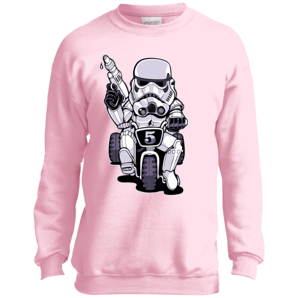 "TOOPER ON A BIKE" Youth Crewneck Sweatshirt