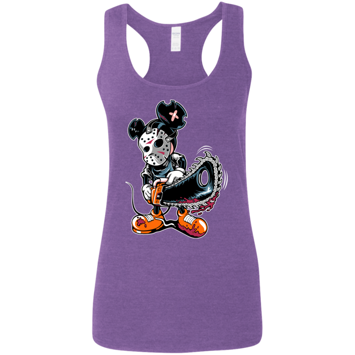 "MICKY PSYCHO" Ladies' Softstyle Racerback Tank