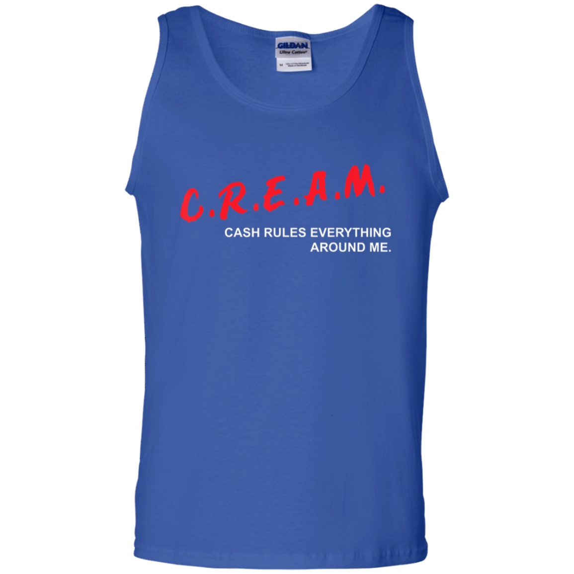 "CREAM" 100% Cotton Tank Top