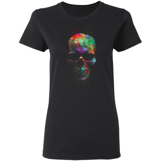 "RADIANT SKULL" Ladies' 5.3 oz. T-Shirt