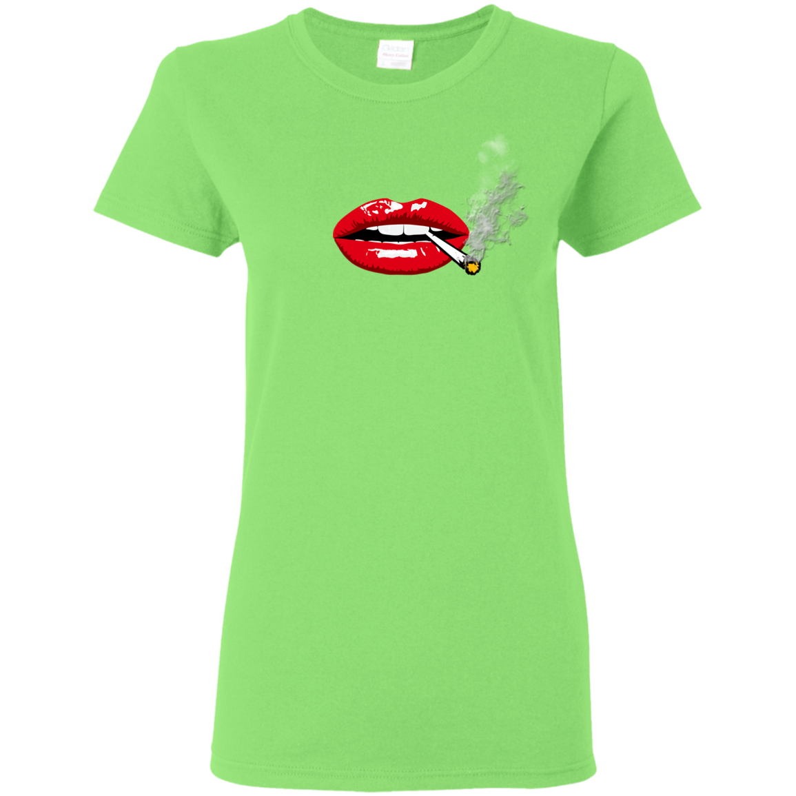 "SEXY LIPS Ladies' 5.3 oz. T-Shirt