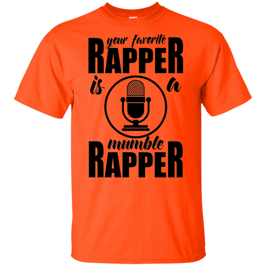 "YOUR FAVORITE RAPPER" Youth Ultra Cotton T-Shirt in black print