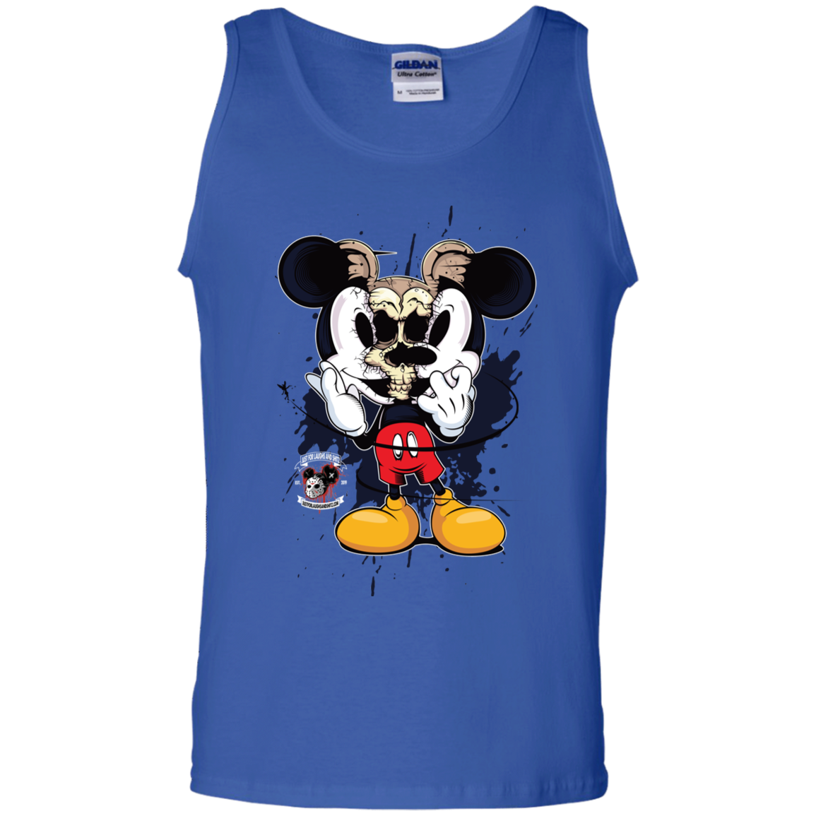 "SKULL MICKEY" 100% Cotton Tank Top