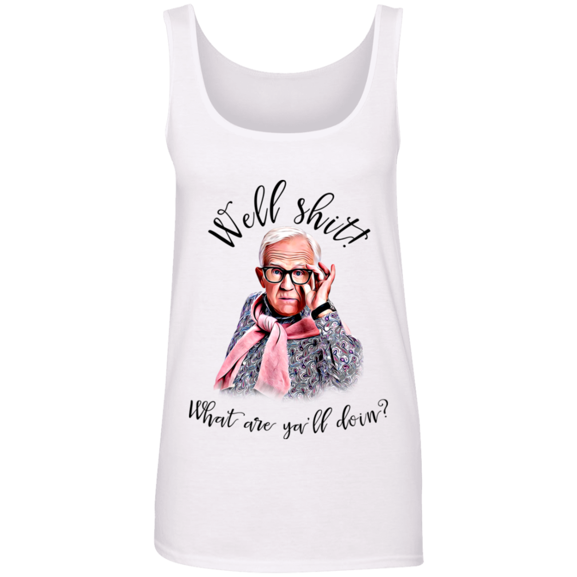 "WHAT ARE YOU" Ladies' 100% Ringspun Cotton Tank Top