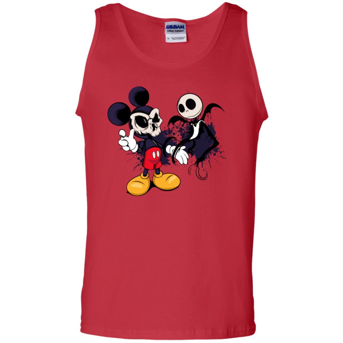 "NIGHTMARE MICKEY" 100% Cotton Tank Top