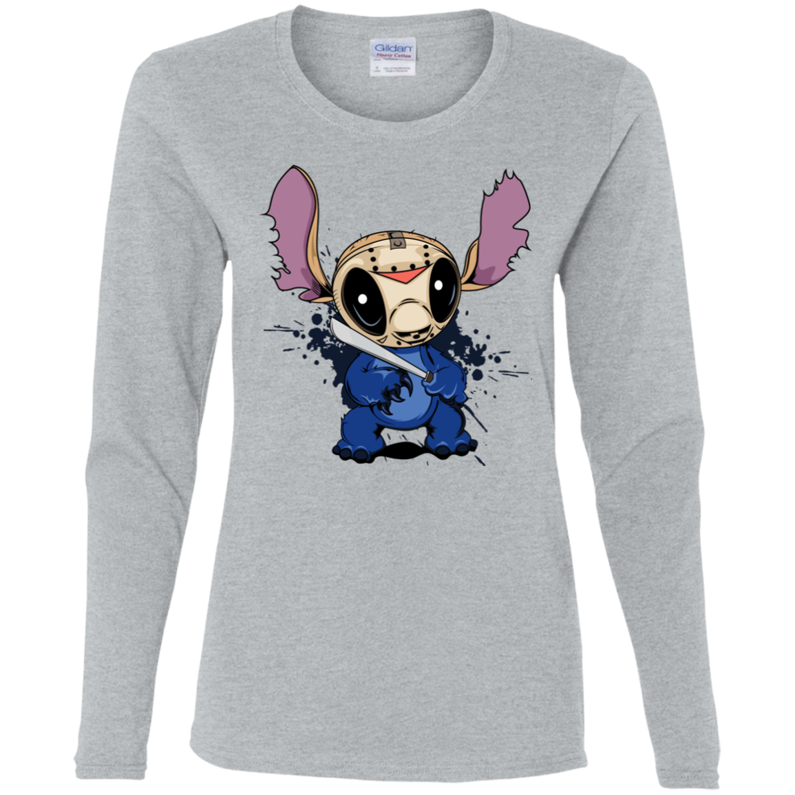 "KILLER STITCH" Ladies' Cotton LS T-Shirt