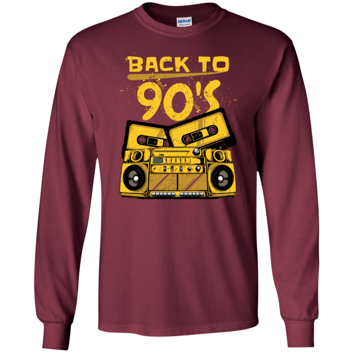 "BACK TO THE 90'S" LS Ultra Cotton T-Shirt