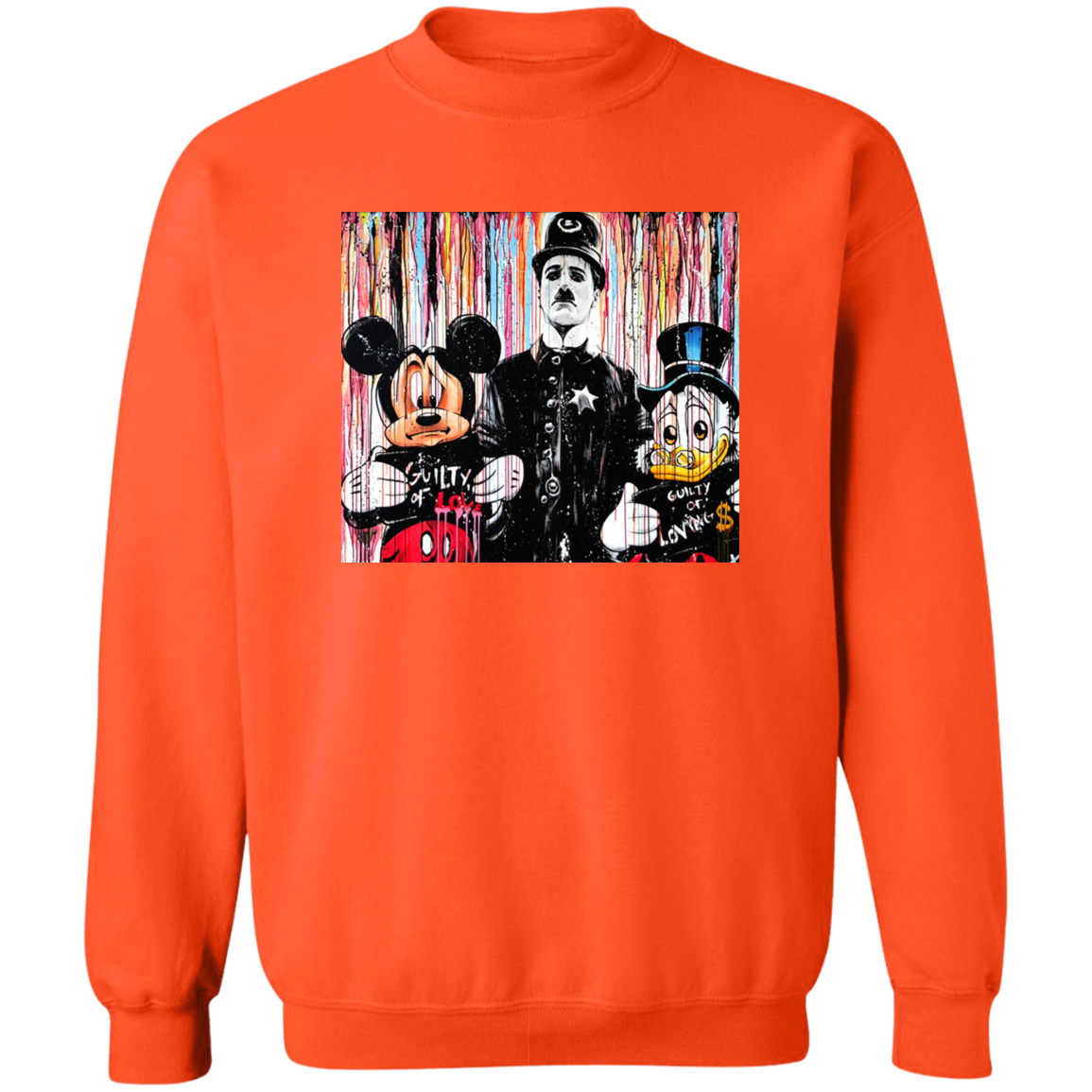 "GUILTY OF LOVE" Crewneck Pullover Sweatshirt