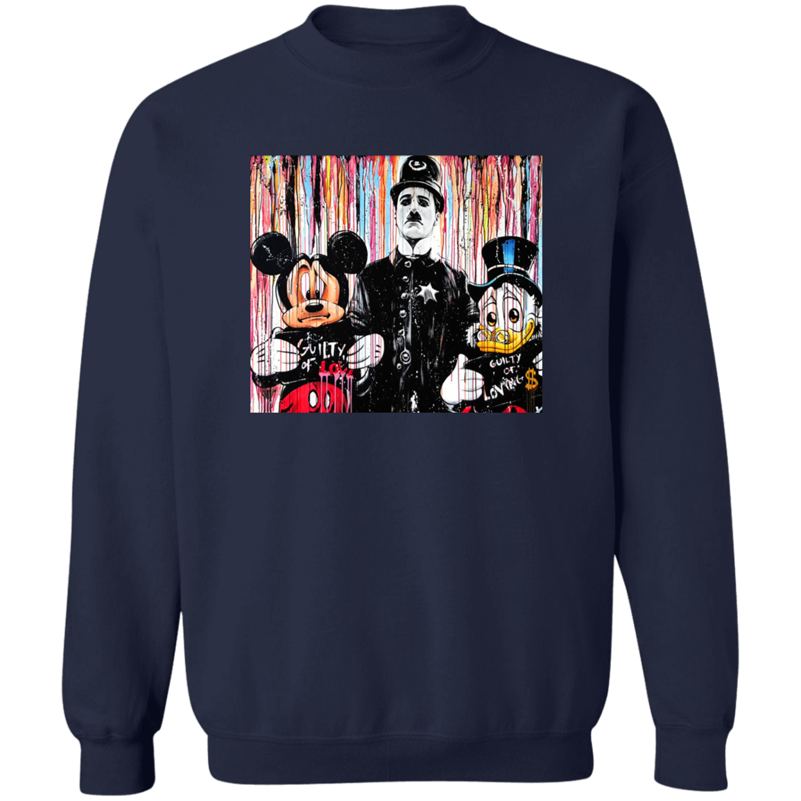 "GUILTY OF LOVE" Crewneck Pullover Sweatshirt