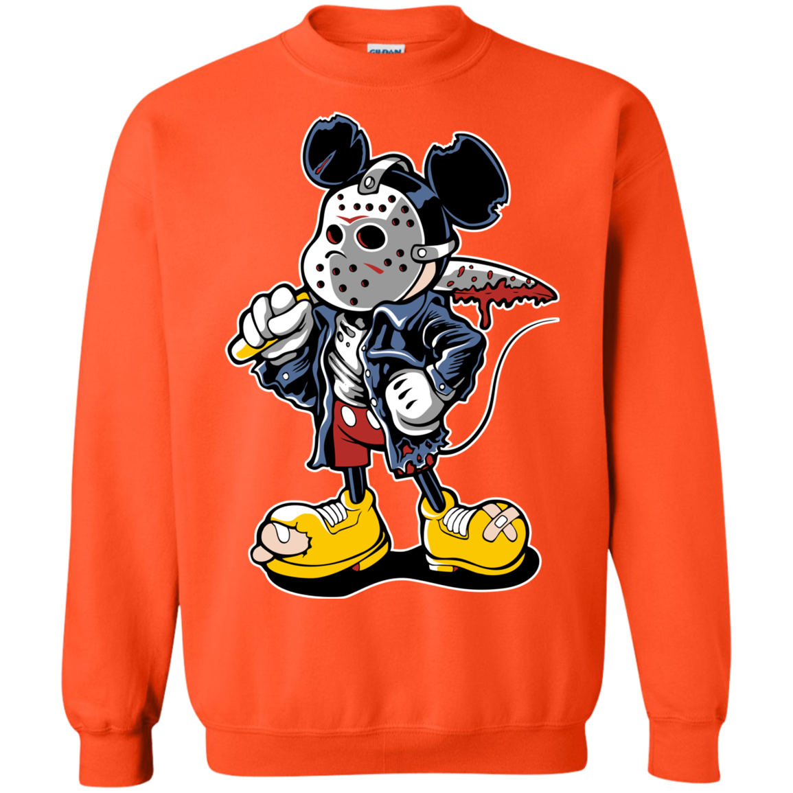 "MANIAC MICKY Crewneck Pullover Sweatshirt  8 oz.