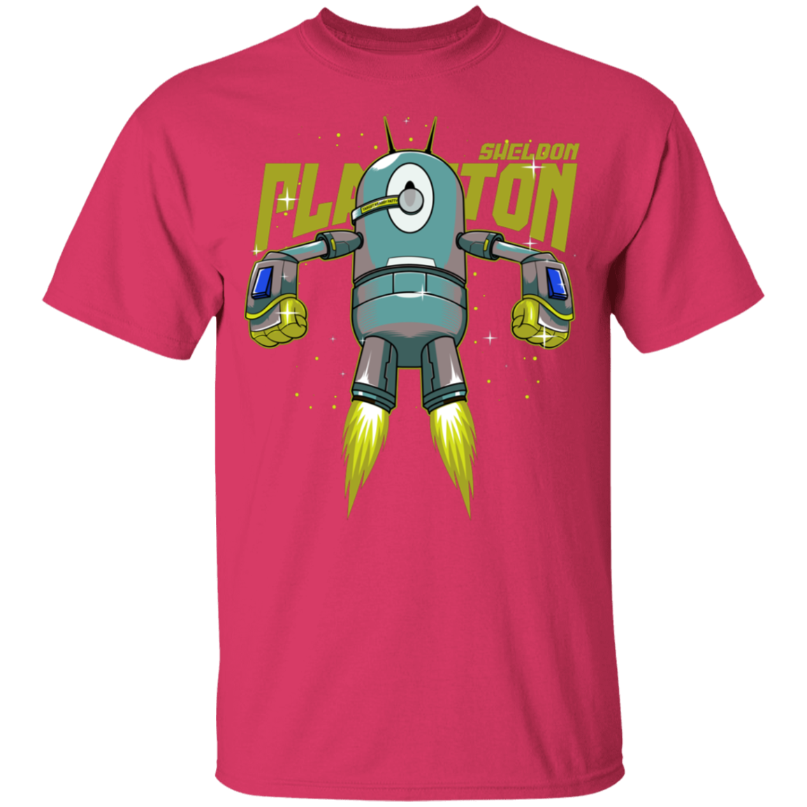 "PLANKTON" Youth 5.3 oz 100% Cotton T-Shirt