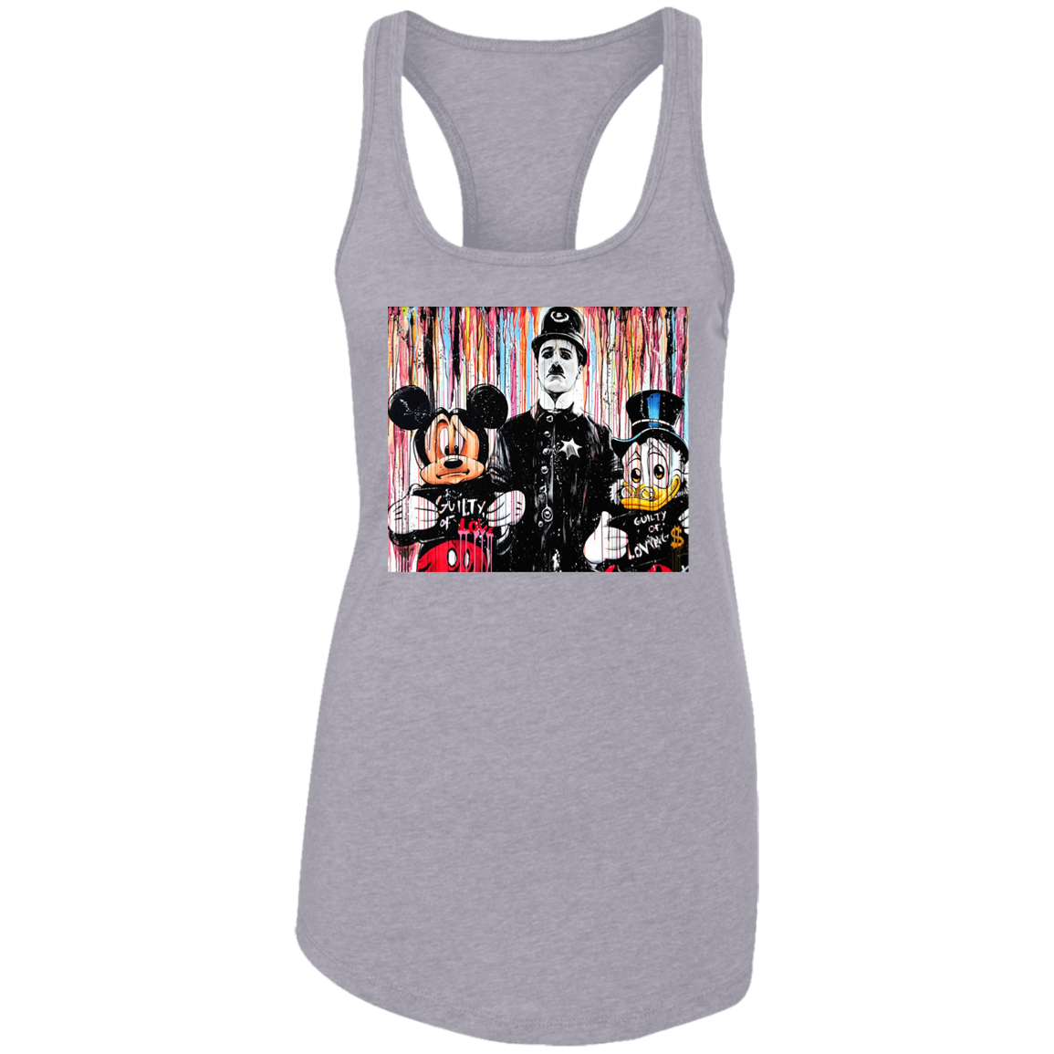 "GUILTY OF LOVE" Ladies Ideal Racerback Tank