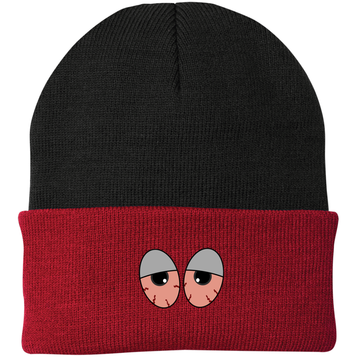 "RED EYES" Knit Cap