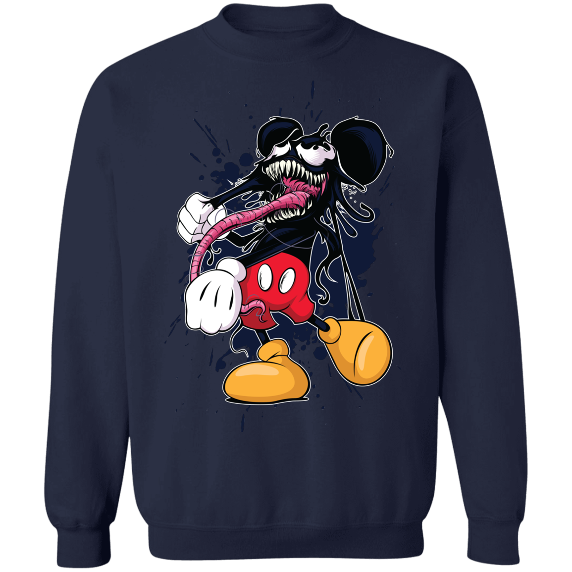 "VENOM MOUSE" Crewneck Pullover Sweatshirt  8 oz.