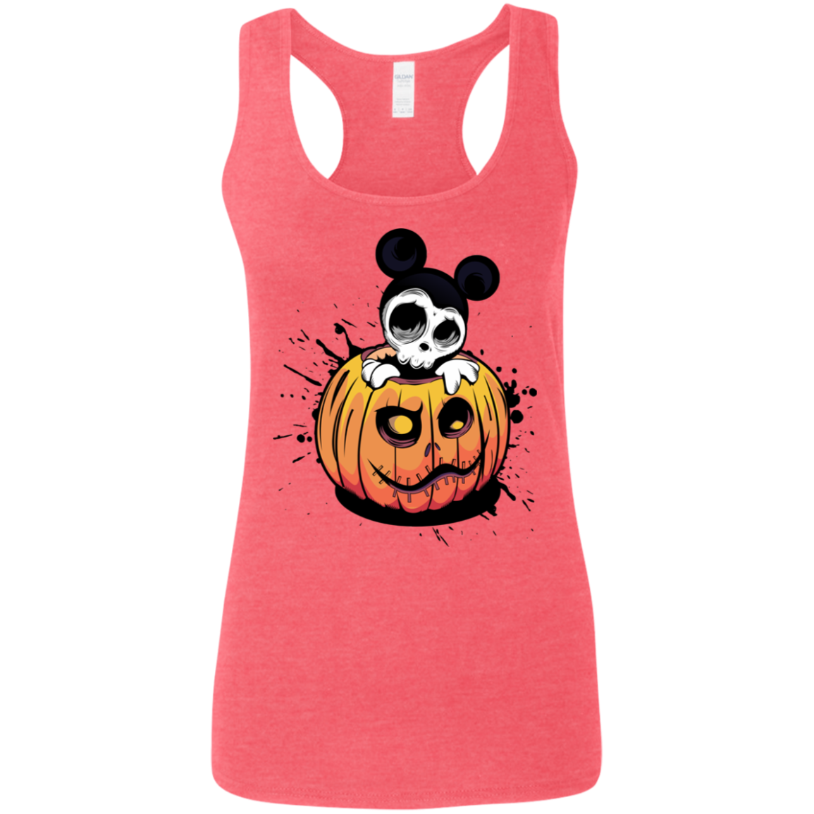 "HALLOWEEN MICKEY" Ladies' Softstyle Racerback Tank