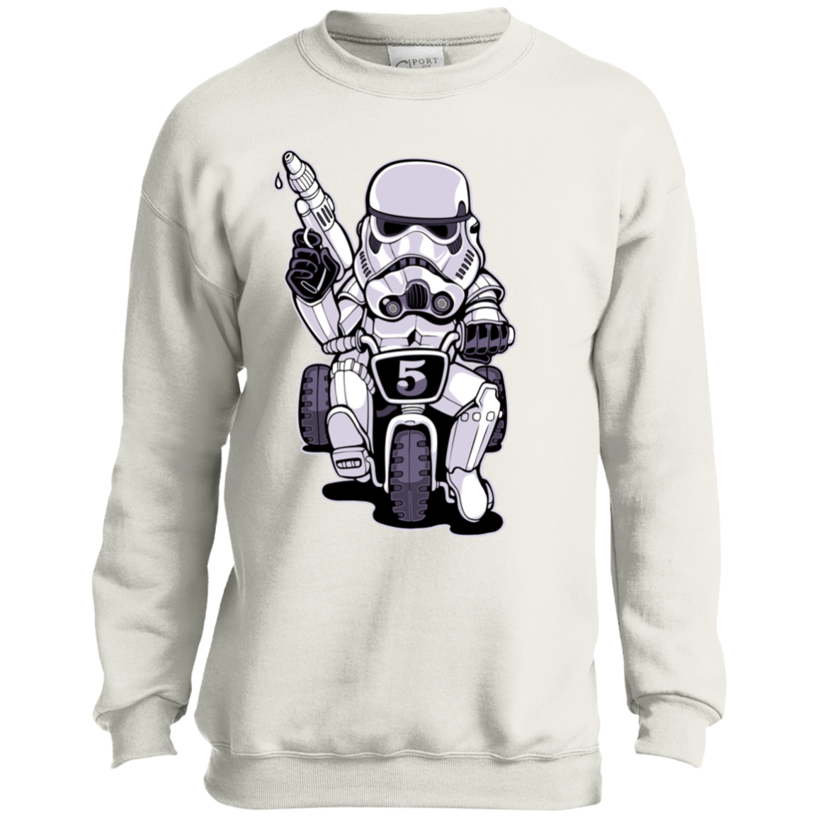 "TOOPER ON A BIKE" Youth Crewneck Sweatshirt