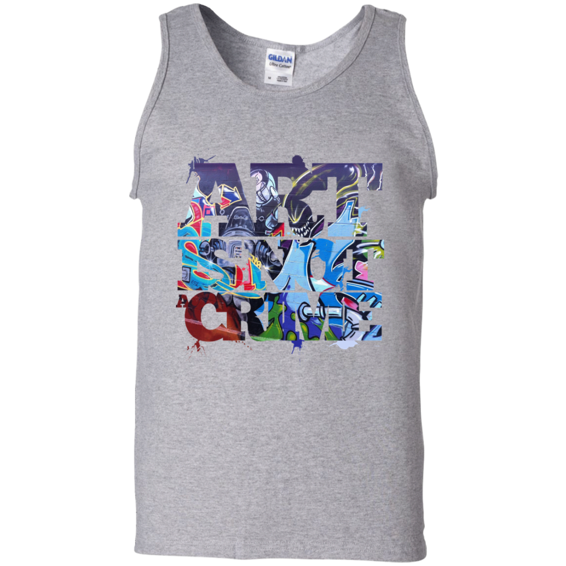 "NOT A CRIME" 100% Cotton Tank Top