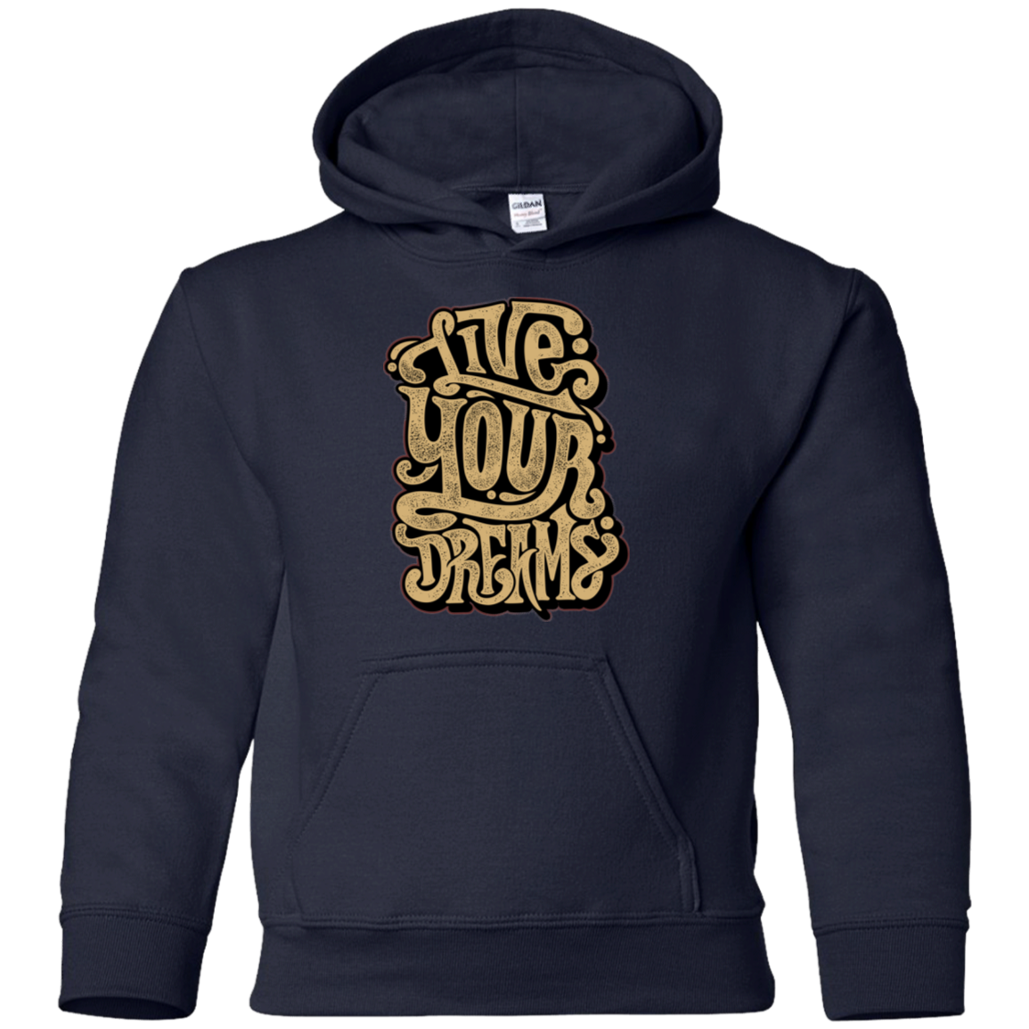 "LIVE YOUR DREAMS" Youth Pullover Hoodie