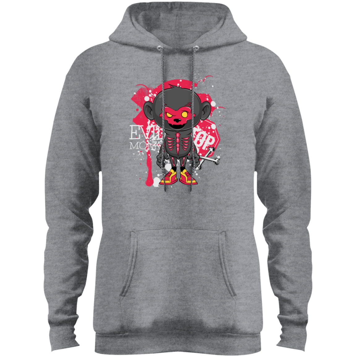 "EVIL MONKEY" Core Fleece Pullover Hoodie